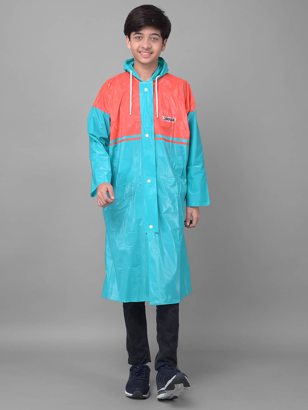 INFISPACE Kid's Reusable EVA Rain Poncho Raincoat| Rain Jackets