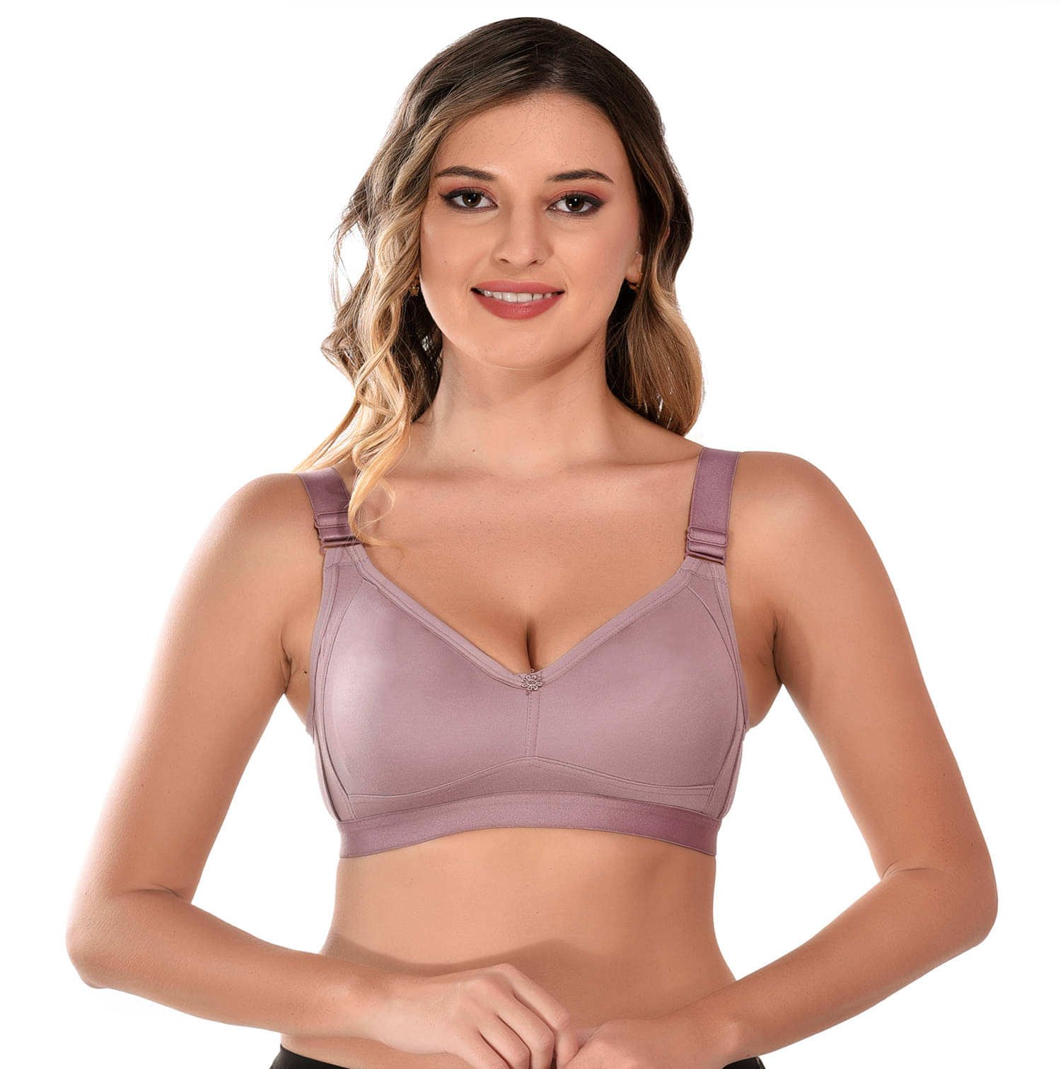 Elina Cotton Non Padded Women's T-Shirt Bra ( Purple ) RM-DAYNA-ONION     			Elina Cotton Non Padded Women's T-Shirt Bra ( Purple ) RM-DAYNA-ONION
