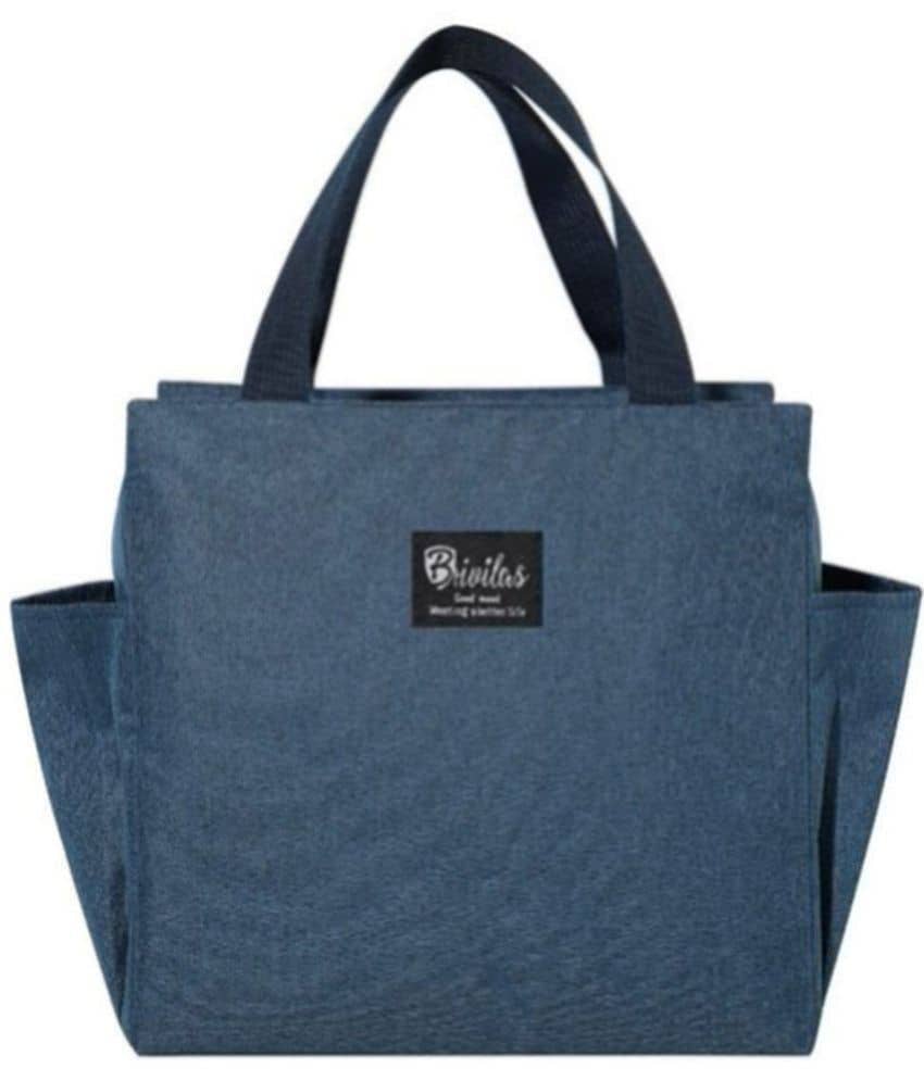 House Of Quirk Blue Lunch Bags ( 1 Pc ) - Handbags | Buy online on ZillyBuy