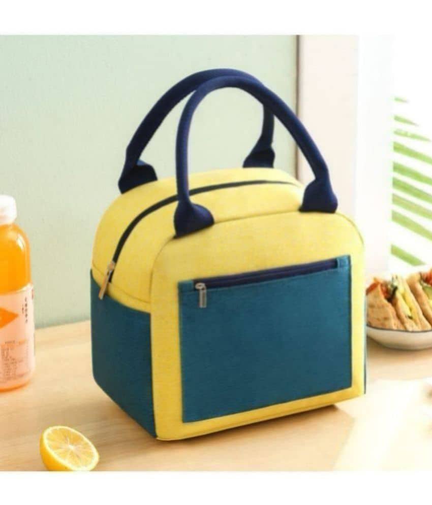 House Of Quirk Yellow Lunch Bags ( 1 Pc ) - Handbags | Buy online on ZillyBuy