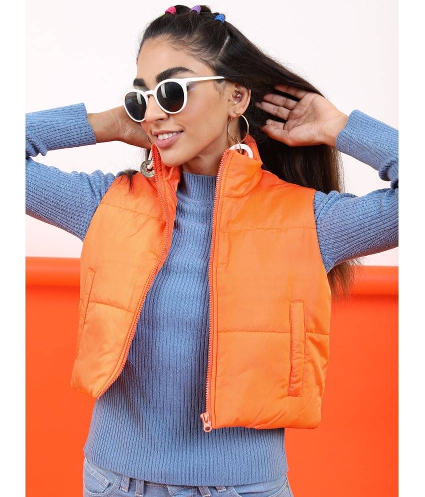 Ketch Women Puffer Jacket ( Orange ) Ketch Women Puffer Jacket ( Orange )