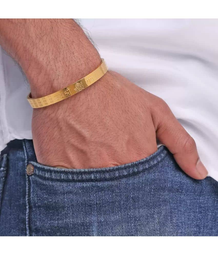 MGSV Gold Kada ( Pack of 1 ) - Bangles & Bracelets | Buy online on ZillyBuy