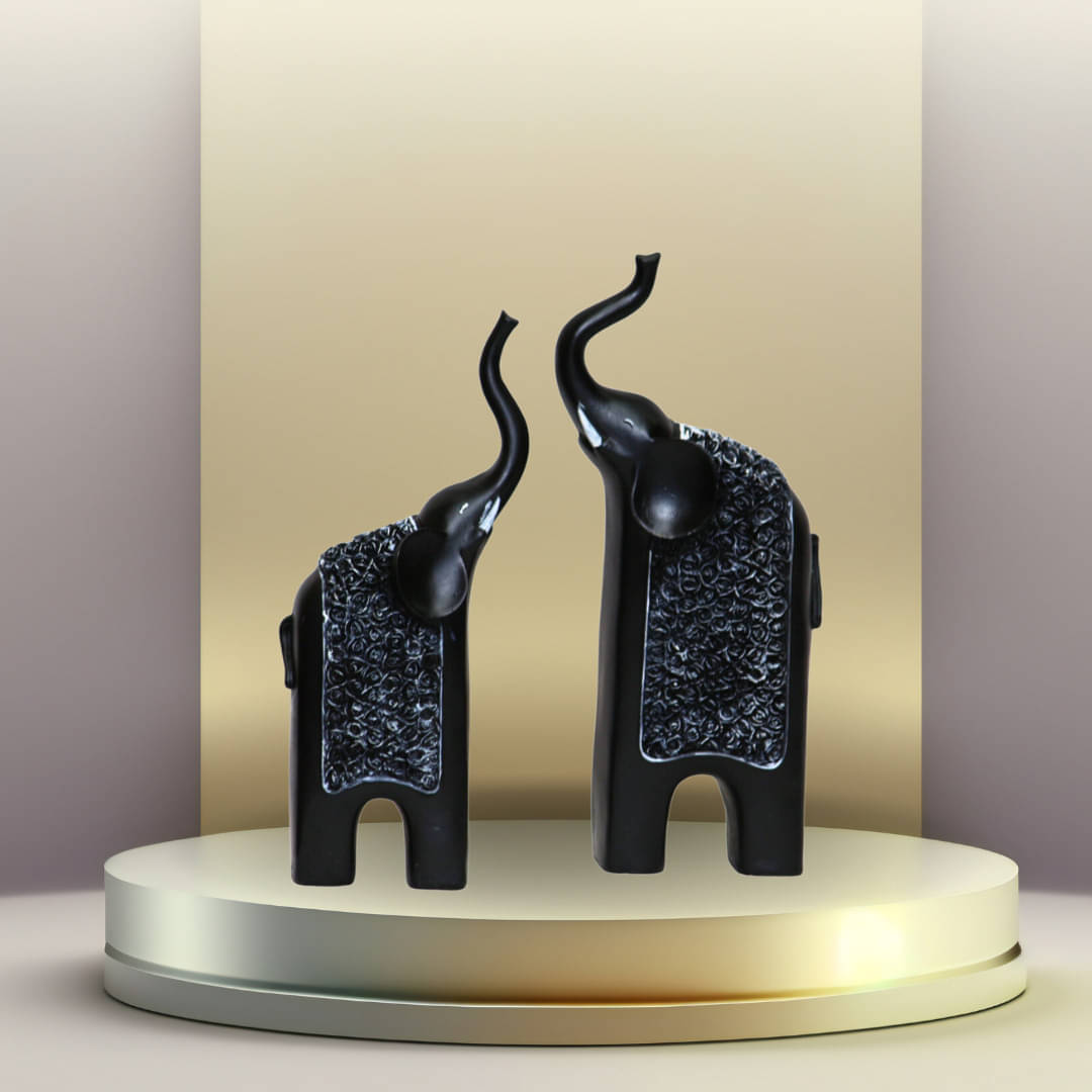     			Miss Peach Animal Showpiece 28 cm - Pack of 2