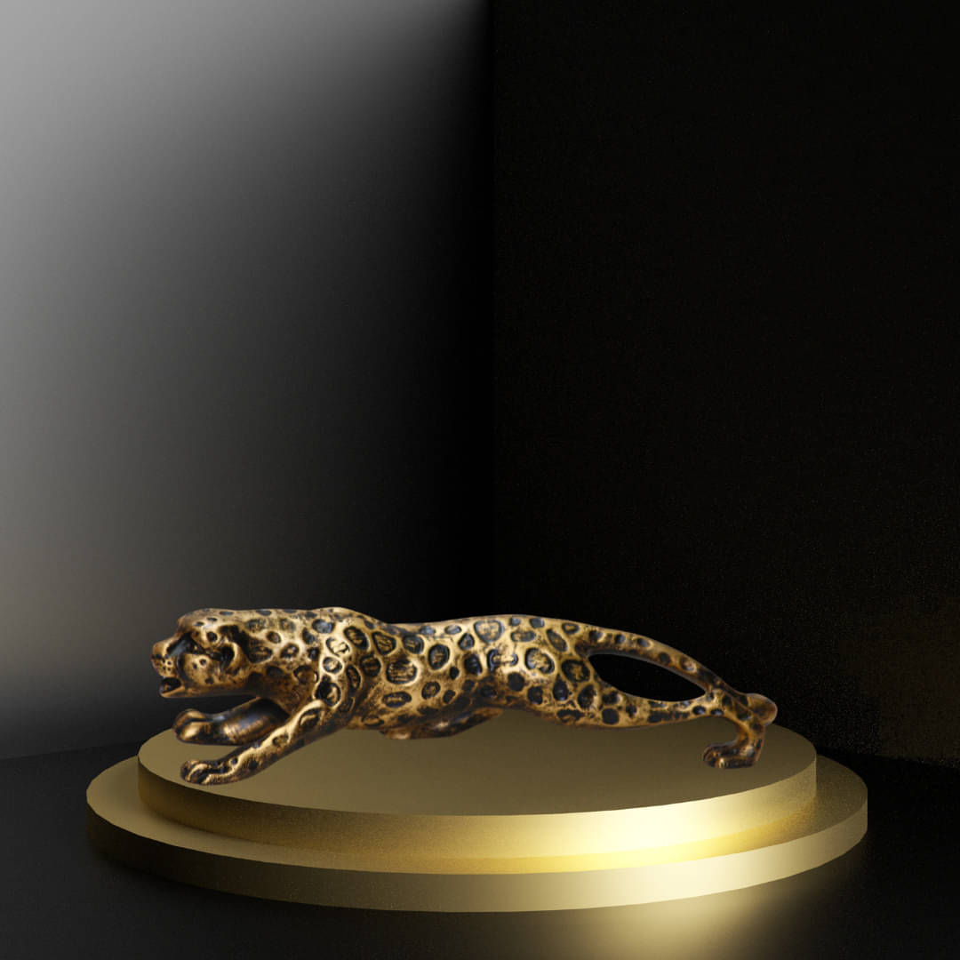     			Miss Peach Animal Showpiece 7 cm - Pack of 1