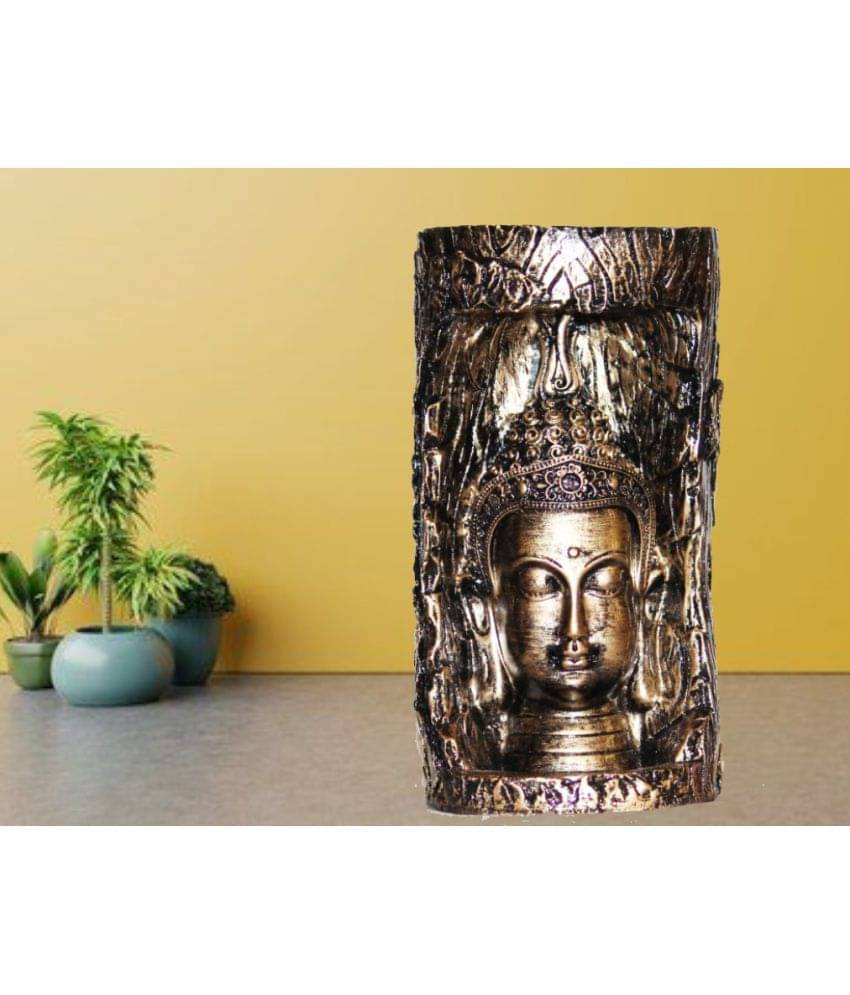     			Miss Peach Samadhi Buddha Showpiece 21.59 cm - Pack of 1