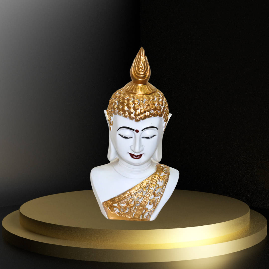 Miss Peach Samadhi Buddha Showpiece 28 cm - Pack of 1     			Miss Peach Samadhi Buddha Showpiece 28 cm - Pack of 1