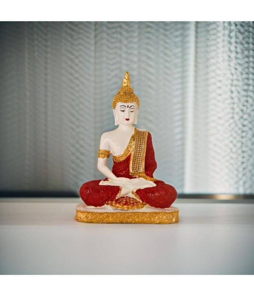 Miss Peach Samadhi Buddha Showpiece 24.5 cm - Pack of 1 Miss Peach Samadhi Buddha Showpiece 24.5 cm - Pack of 1