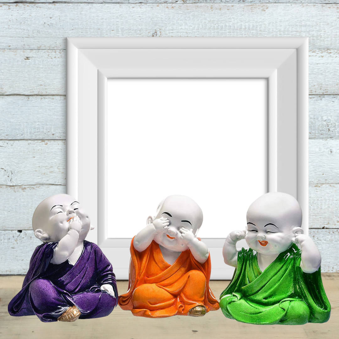 Miss Peach Vastu Showpiece 15 cm - Pack of 3     			Miss Peach Vastu Showpiece 15 cm - Pack of 3