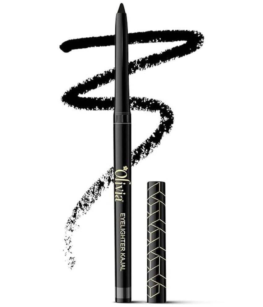 Olivia Eye Lighter Kajal - Long Lasting, Waterproof, Smudgeproof & Matte Finish (Black, 0.3 g) Olivia Eye Lighter Kajal - Long Lasting, Waterproof, Smudgeproof & Matte Finish (Black, 0.3 g)