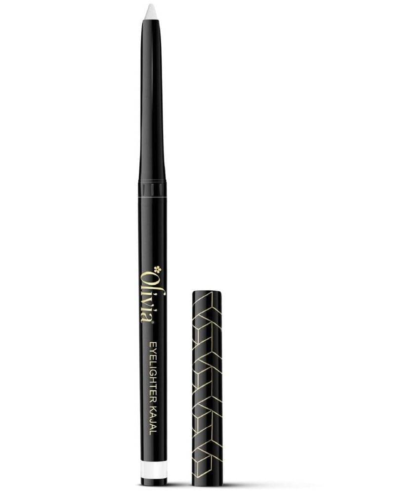 Olivia Eye Lighter Kajal - Long Lasting, Waterproof, Smudgeproof & Matte Finish (White, 0.3 g)     			Olivia Eye Lighter Kajal - Long Lasting, Waterproof, Smudgeproof & Matte Finish (White, 0.3 g)