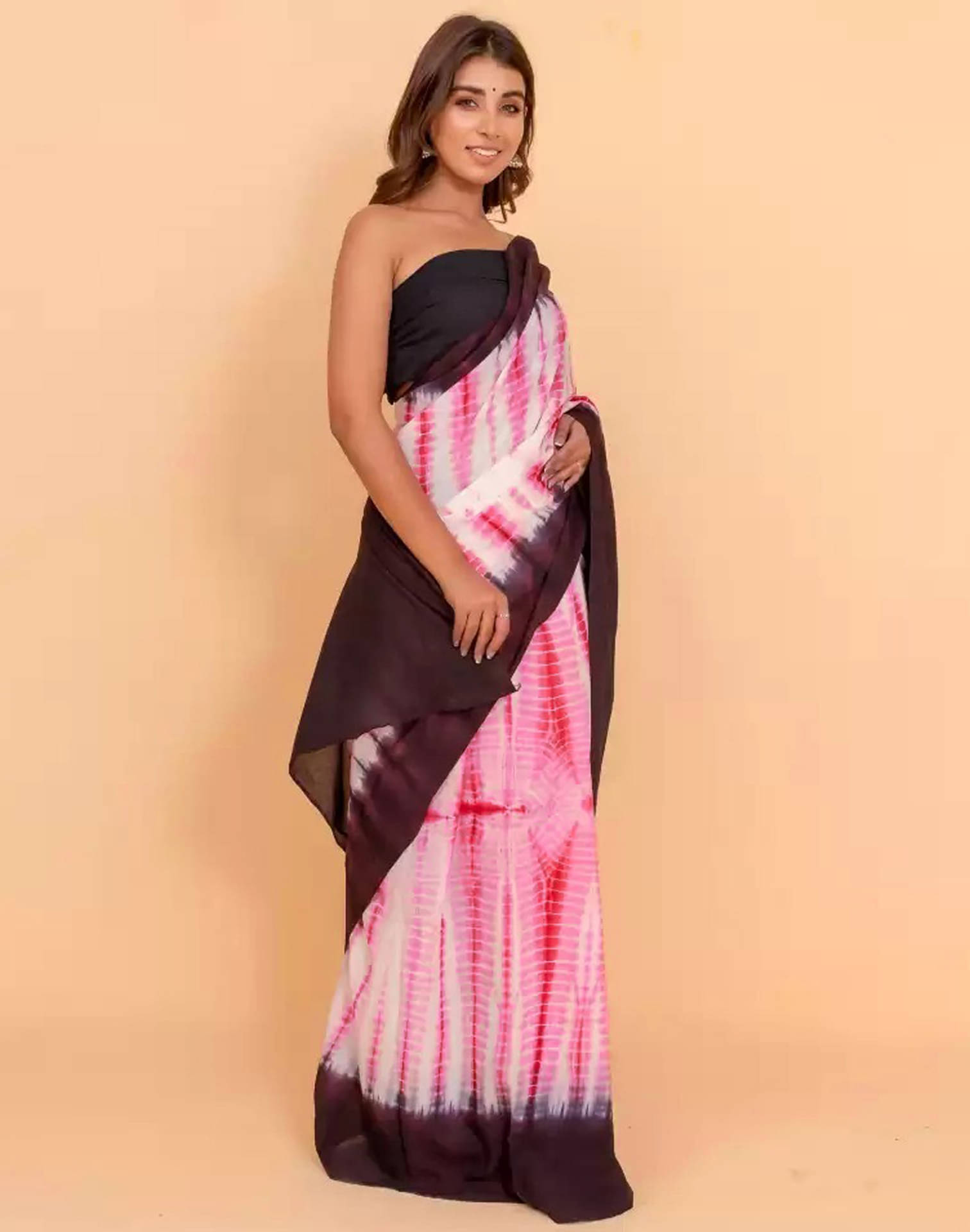     			Samah Cotton Printed Saree With Unstitched Blouse Piece ( Multicolour )