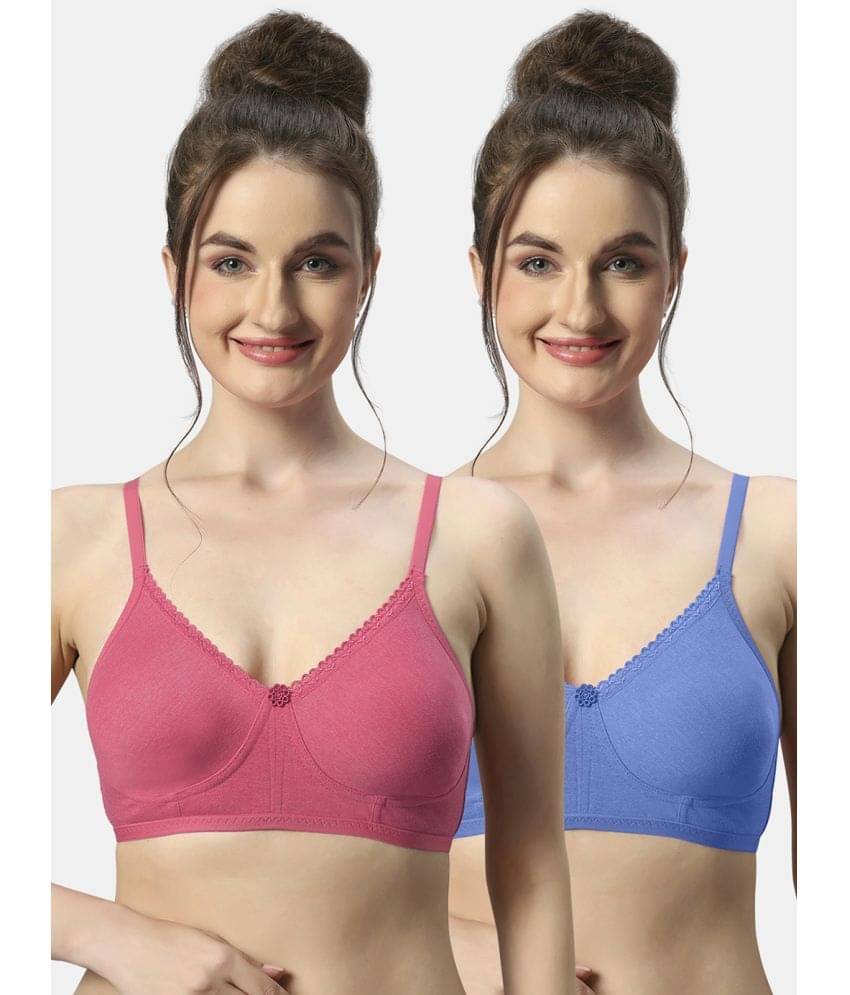 Sonari Pack of 2 Polyester Non Padded Women's T-Shirt Bra ( Multicolor ) mishacarrotmblue Sonari Pack of 2 Polyester Non Padded Women's T-Shirt Bra ( Multicolor ) mishacarrotmblue