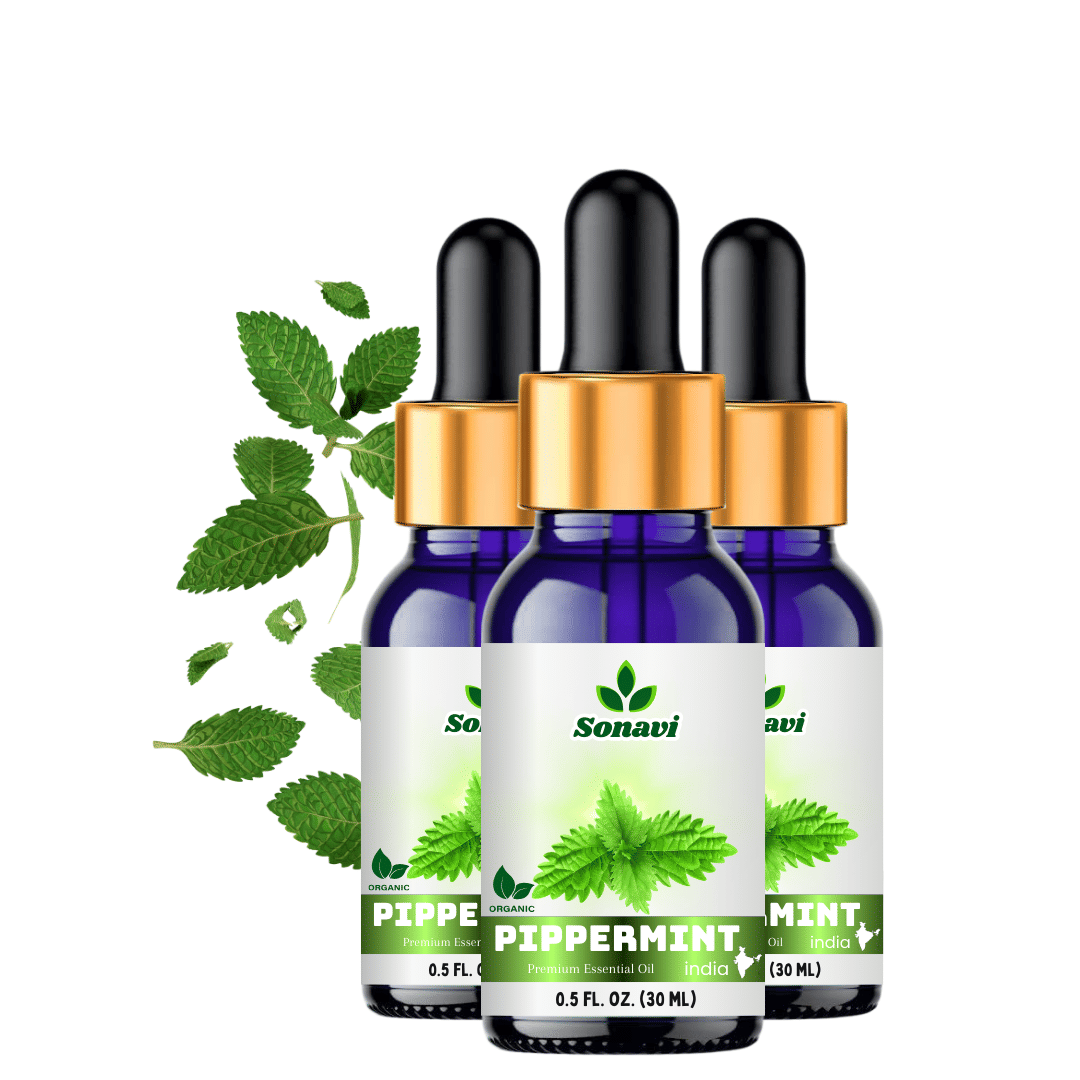 Sonavi Peppermint Stress Relief Essential Oil Green With Dropper 90 mL ( Pack of 3 ) Sonavi Peppermint Stress Relief Essential Oil Green With Dropper 90 mL ( Pack of 3 )