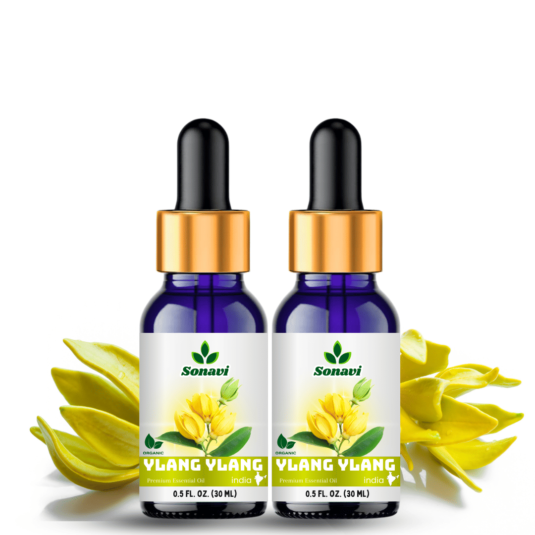 Sonavi Ylang-Ylang Essential Oil Green With Dropper 60 mL ( Pack of 2 )