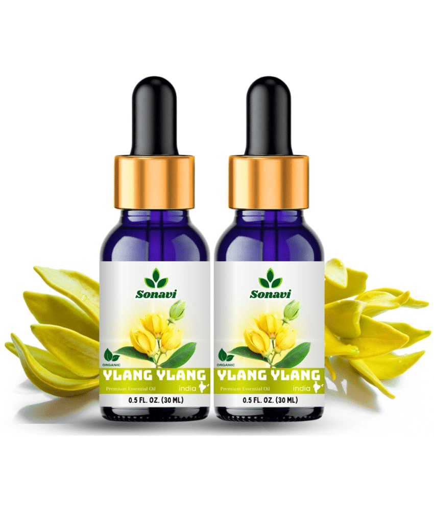 Sonavi Ylang-Ylang Stress Relief Essential Oil Green With Dropper 60 mL ( Pack of 2 ) Sonavi Ylang-Ylang Stress Relief Essential Oil Green With Dropper 60 mL ( Pack of 2 )