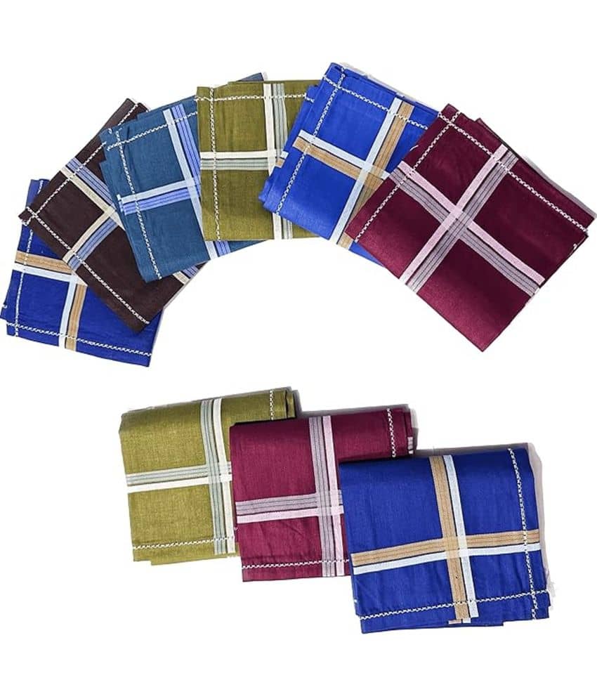 THRIFTKART Multicolor Cotton Men's Handkerchief ( Pack of 12 ) - Jewellery Sets | Buy online on ZillyBuy