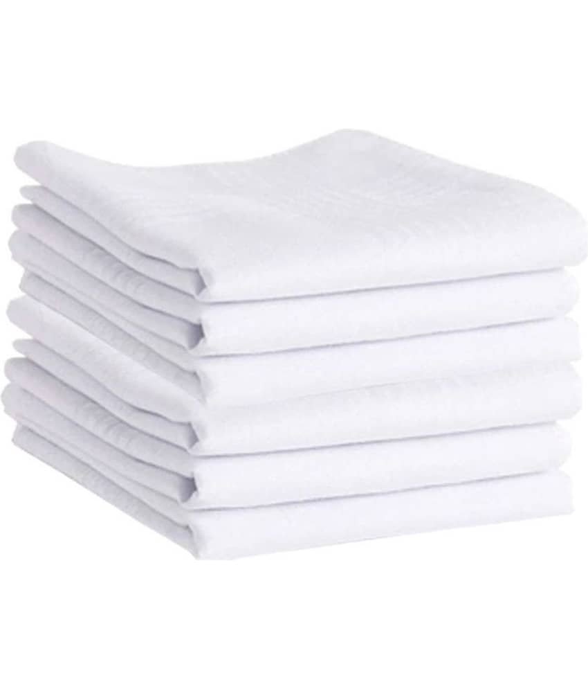 THRIFTKART White Cotton Men's Handkerchief ( Pack of 12 ) - Jewellery Sets | Buy online on ZillyBuy