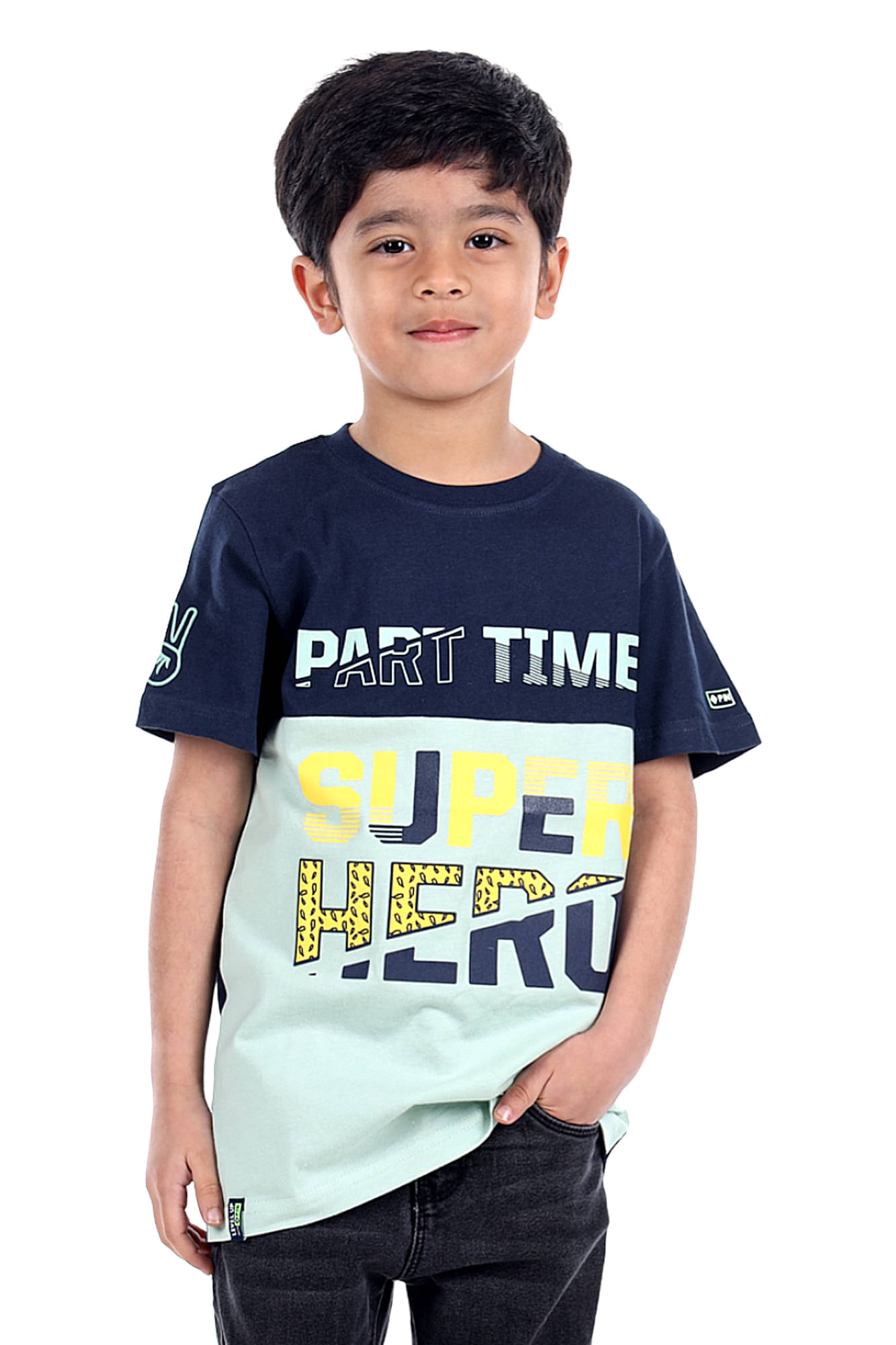     			3PIN Pack of 1 Boys Cotton T-Shirt ( Multi Color )