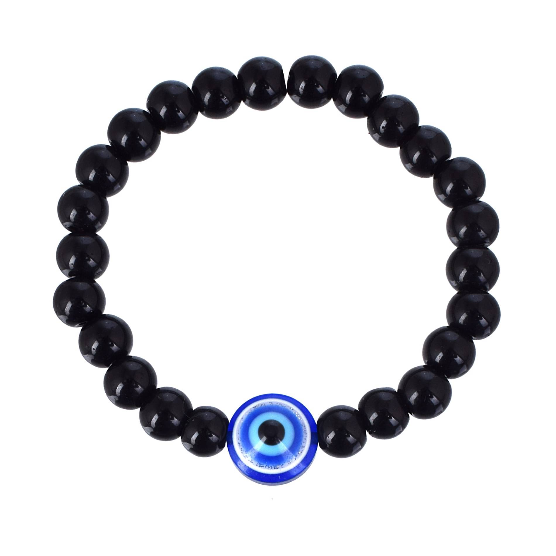     			ADMIER Black Bracelet ( Pack of 1 )