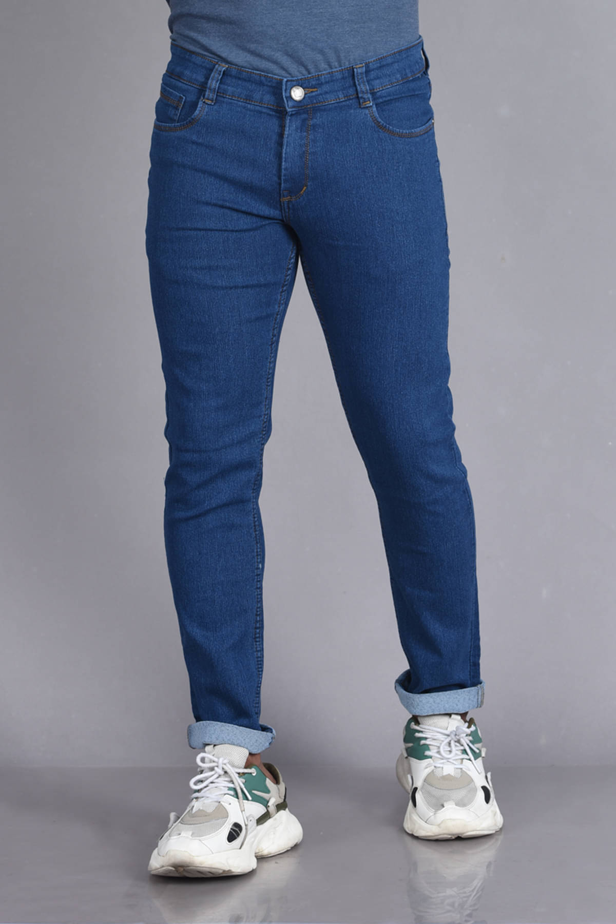     			Aflash Slim Fit Basic Men's Jeans - Blue ( Pack of 1 )