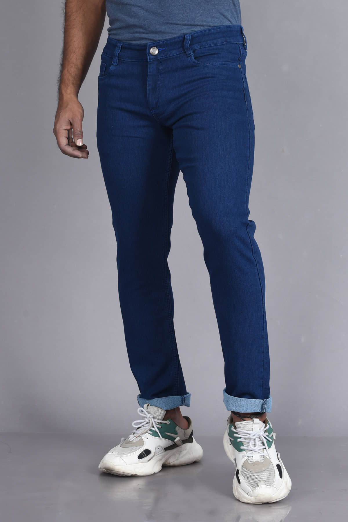 Aflash Slim Fit Basic Men's Jeans - Blue ( Pack of 1 ) - Jeans | Buy online on ZillyBuy