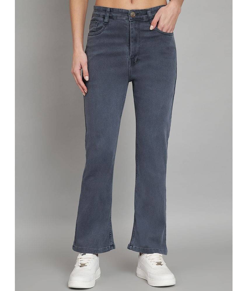     			AngelFab - Grey Denim Bootcut Women's Jeans ( Pack of 1 )