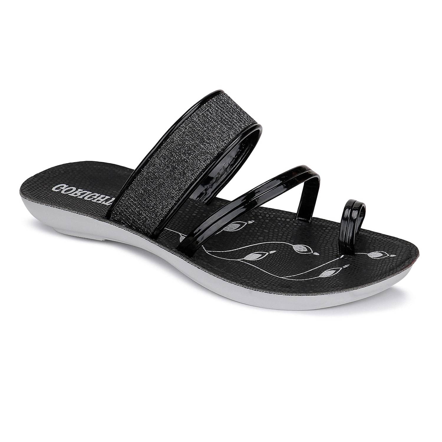     			Bersache Black Women's Flats