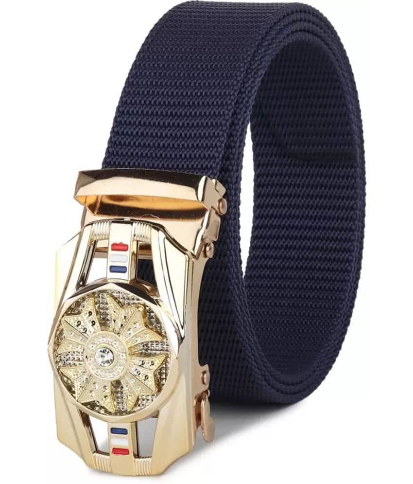 Clock21 - Blue Nylon Men's Casual Belt ( Pack of 1 )