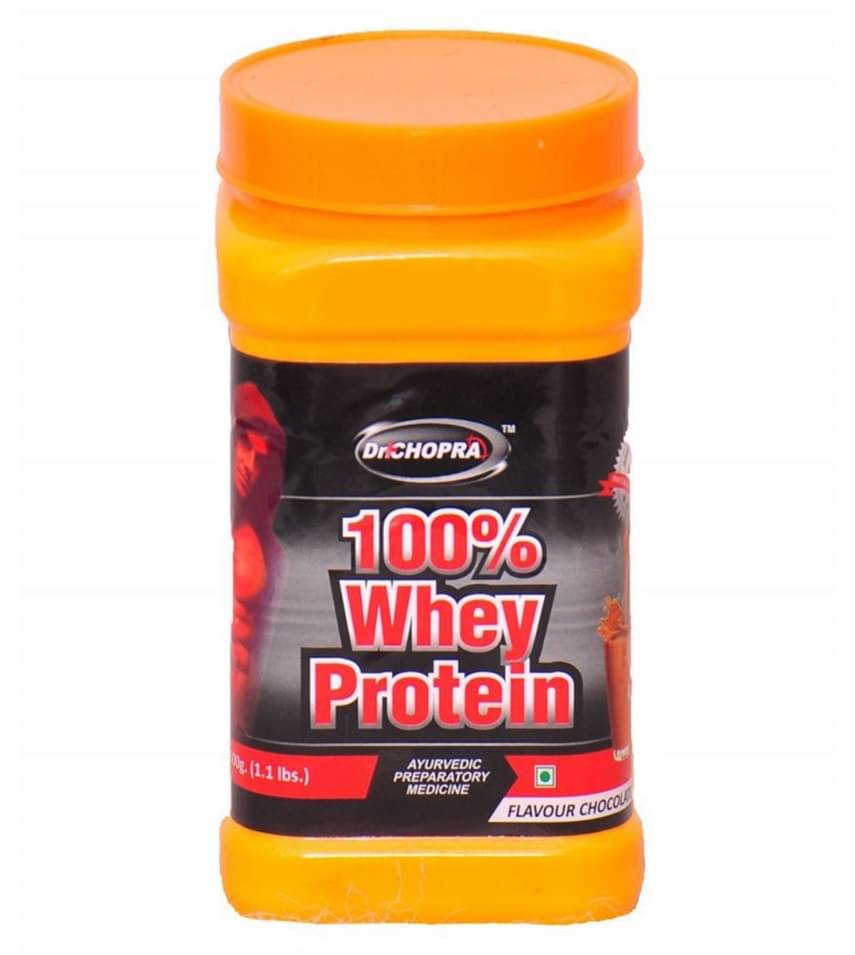 Dr. Chopra Whey Protien Whey Protein Powder ( 500 gm , Chocolate - Flavour ) Dr. Chopra Whey Protien Whey Protein Powder ( 500 gm , Chocolate - Flavour )