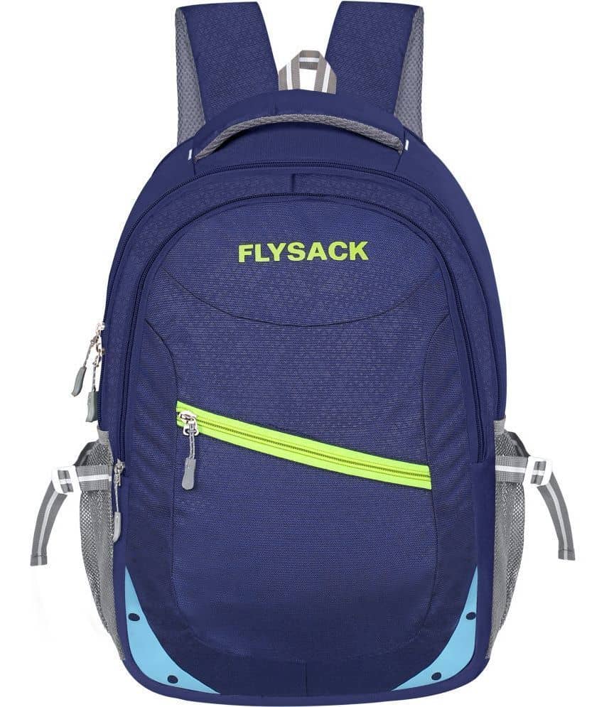 FLYSACK Blue PU Backpack ( 35 Ltrs ) - Handbags | Buy online on ZillyBuy