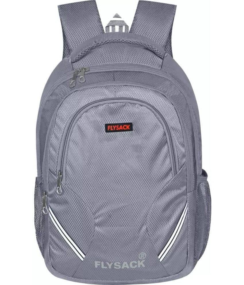FLYSACK Grey PU Backpack ( 30 Ltrs ) - Handbags | Buy online on ZillyBuy