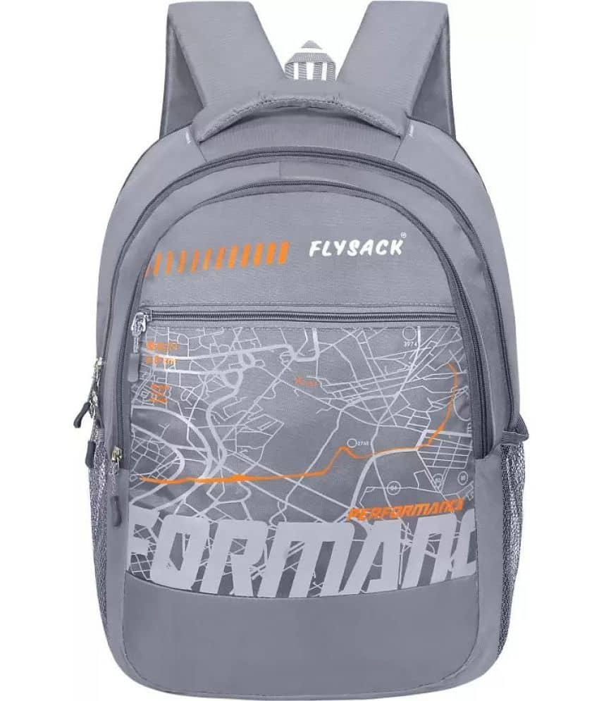 FLYSACK Grey PU Backpack ( 30 Ltrs ) - Handbags | Buy online on ZillyBuy