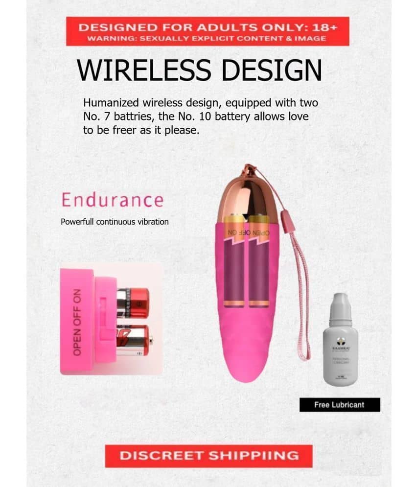Female Strong Vibrator- Multiple Vibration Modes | Silicone Rubber Material for Body Safe with Free Kaamraj Lube