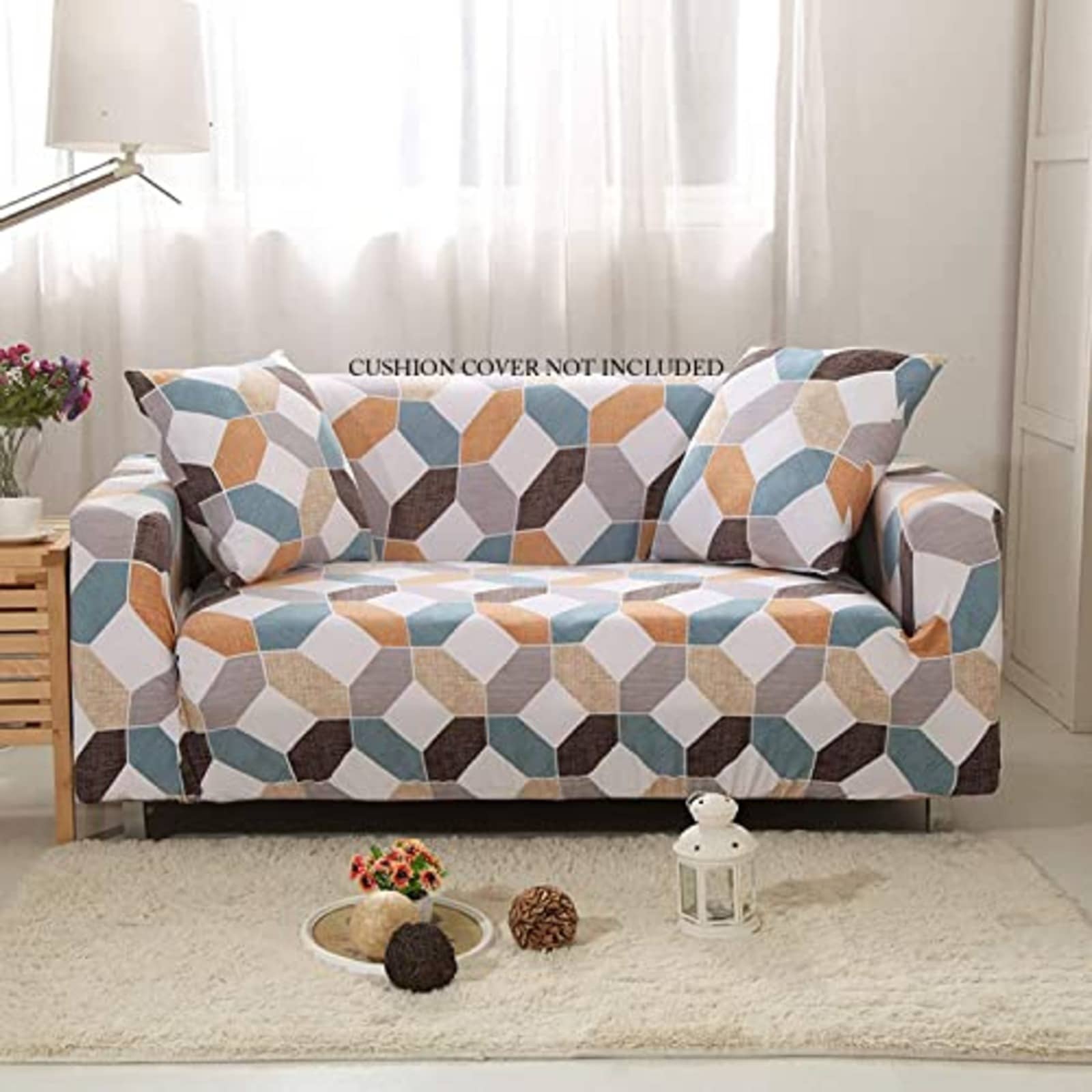 House Of Quirk 1 Seater Polyester Sofa Cover ( Pack of 1 )
