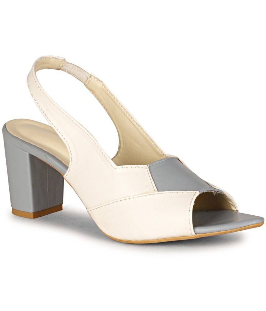     			Ishransh Blue Women's Sandal Heels