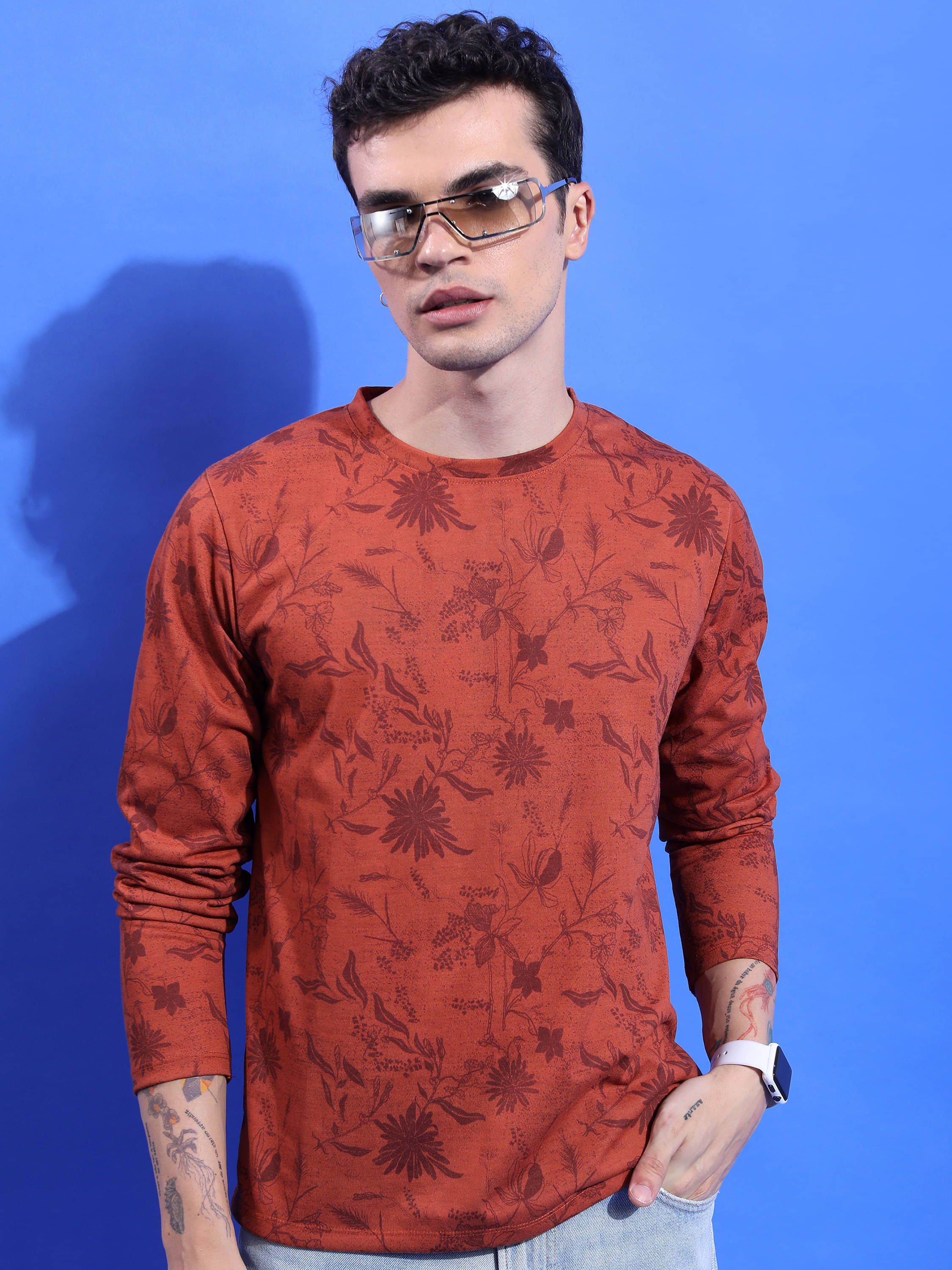 Ketch Pack of 1 Polyester Relaxed Fit Men's T-Shirt ( Rust ) Ketch Pack of 1 Polyester Relaxed Fit Men's T-Shirt ( Rust )