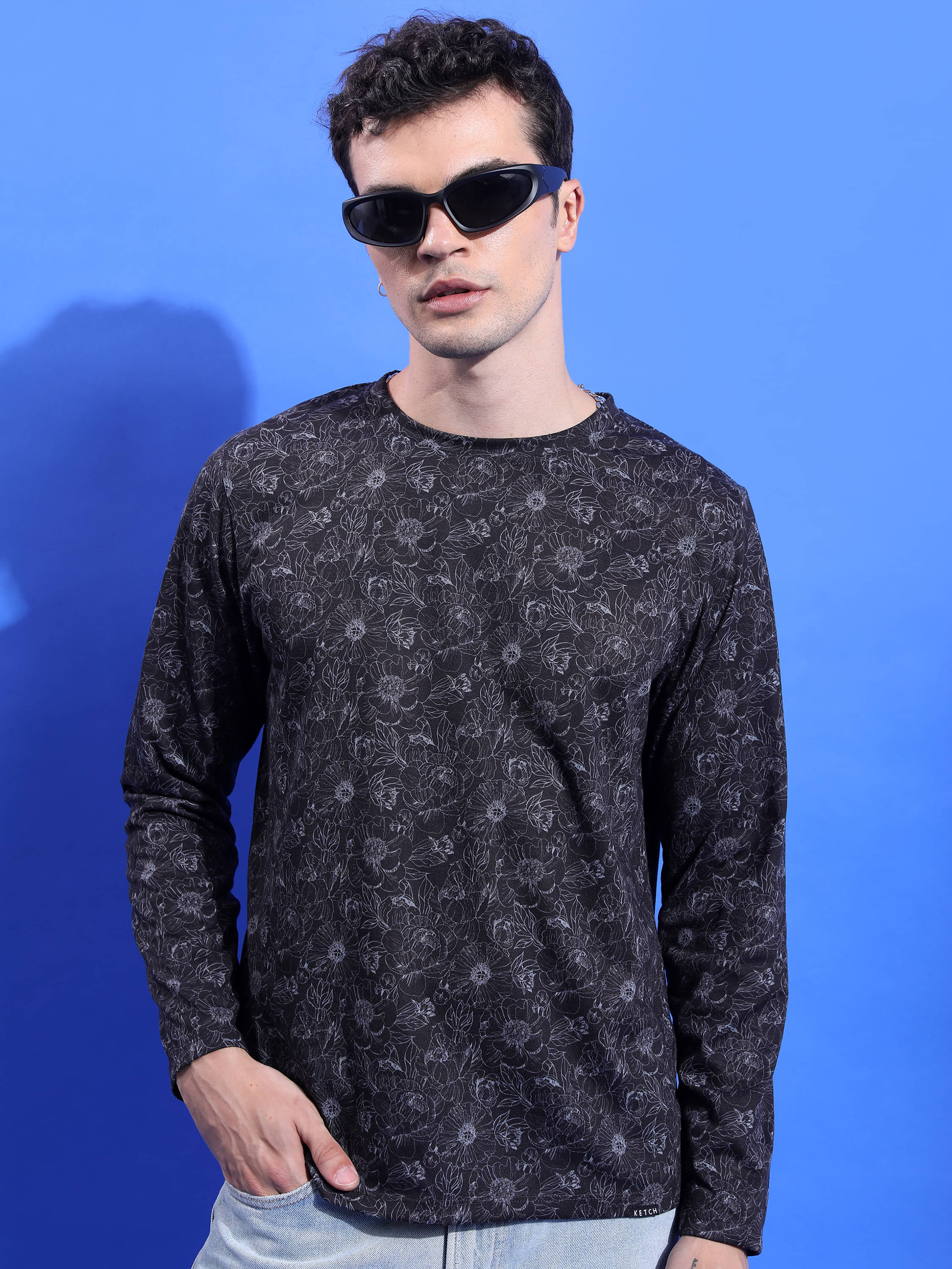     			Ketch Pack of 1 Polyester Relaxed Fit Men's T-Shirt ( Black )