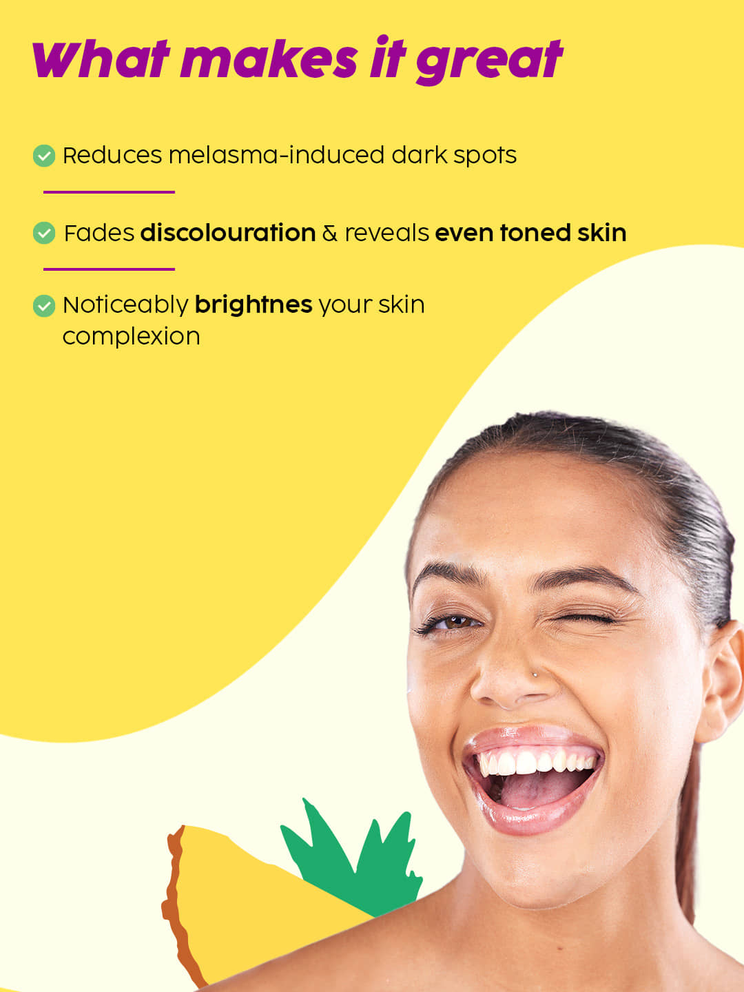 Plix Glutathione Skin Glow 15 Effervescent Tablets And Pineapple Serum Combo