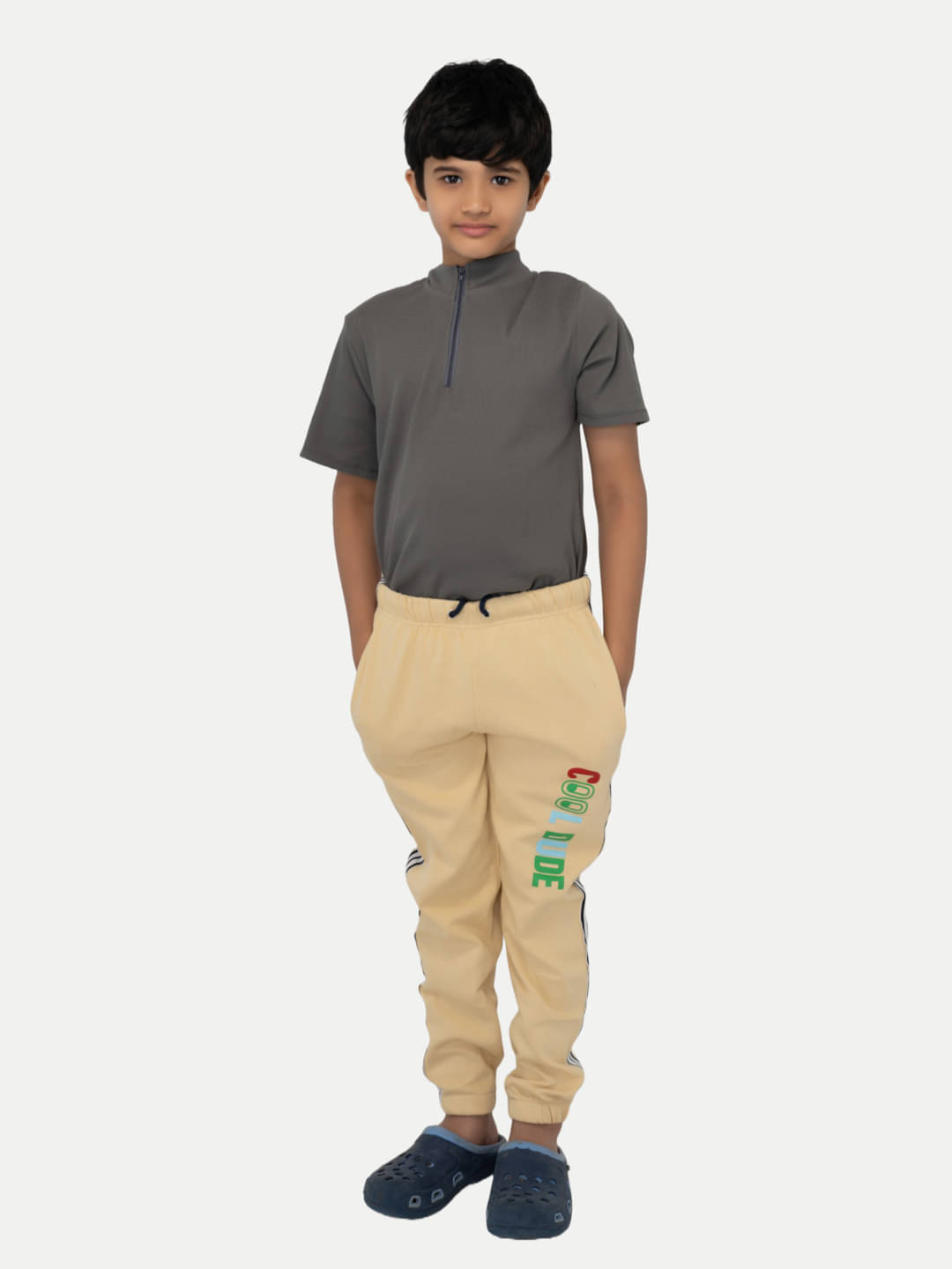     			Radprix Pack of 1 Boys Cotton Blend Trackpant ( Beige )
