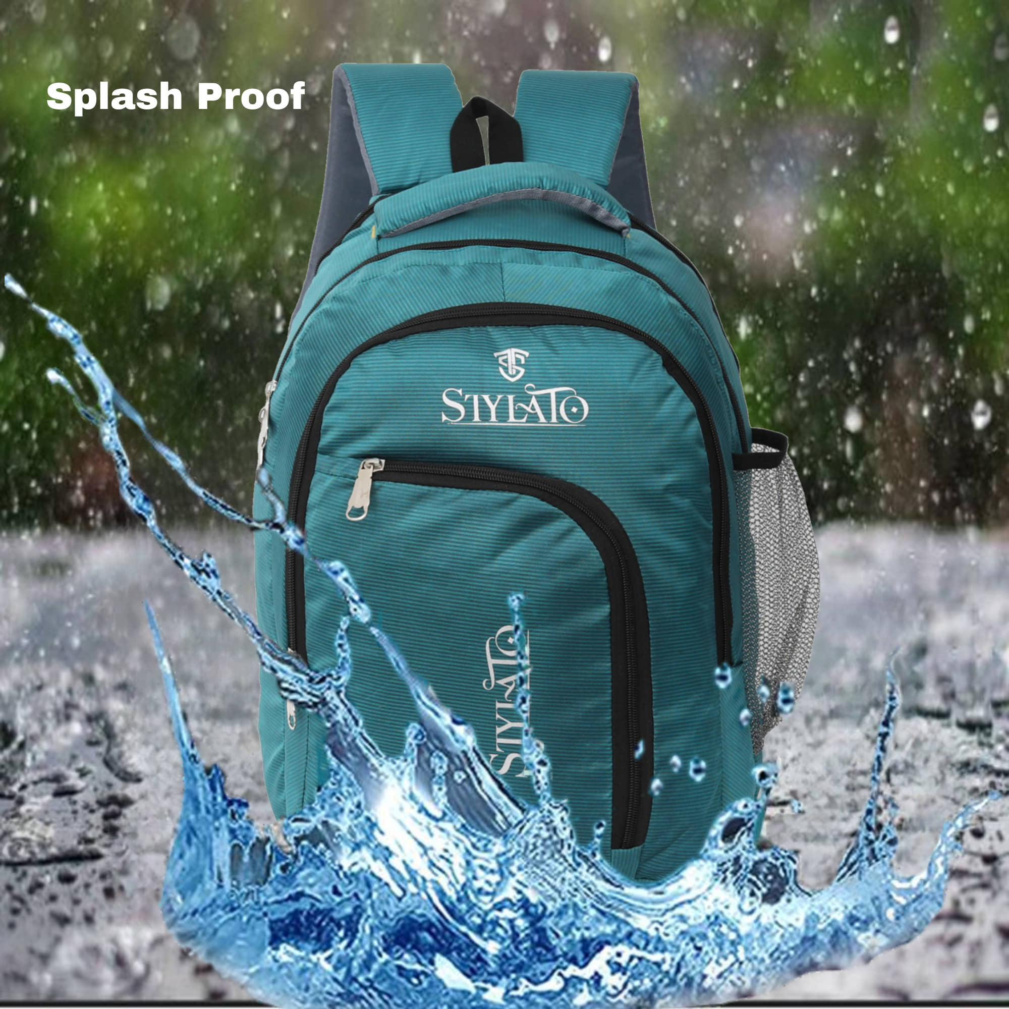 STYLATO Green Polyester Backpack ( 33 Ltrs ) - Handbags | Buy online on ZillyBuy