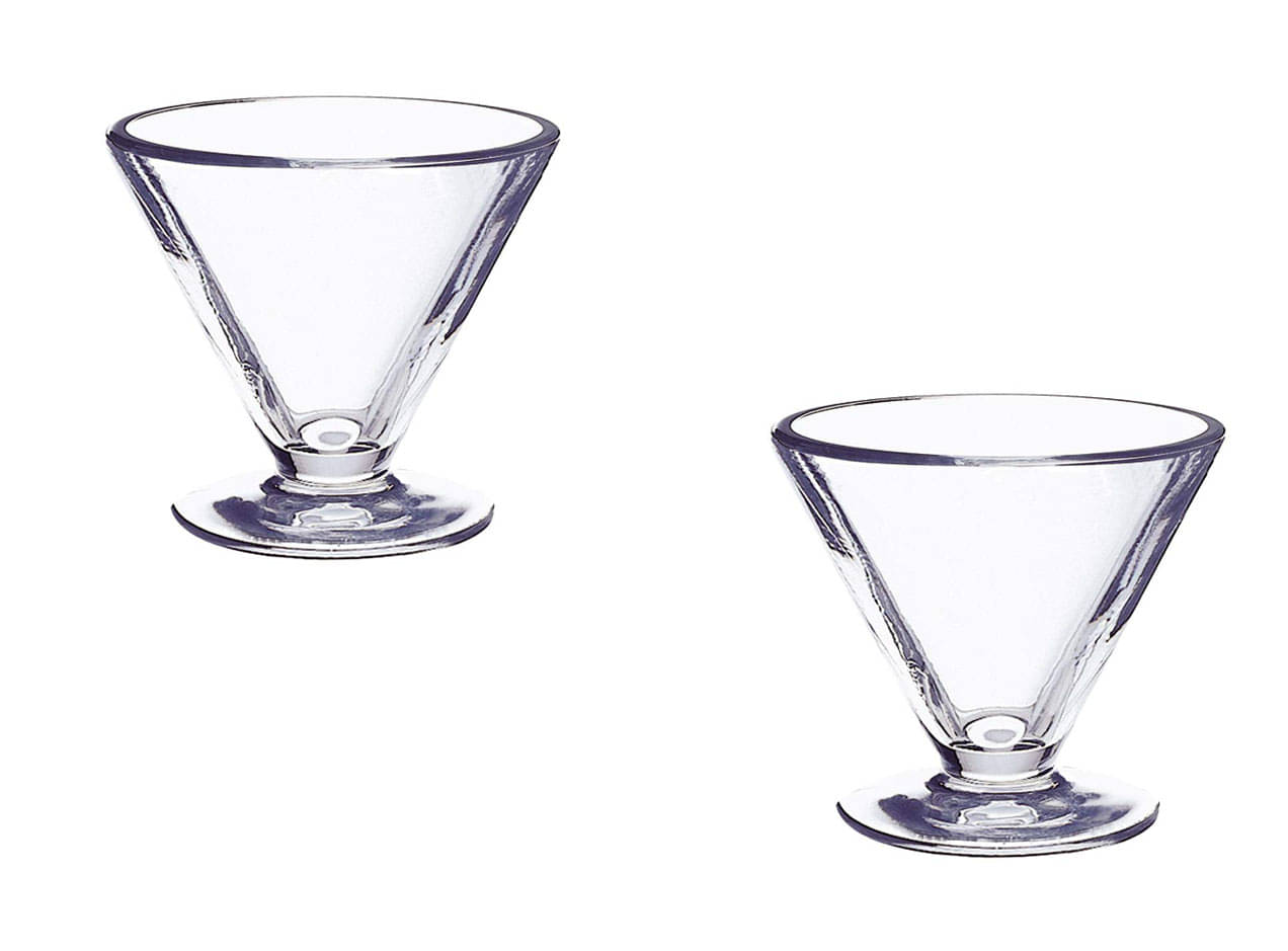 Somil Designer Ice Cream Bowl Glass Dessert Bowl 100 mL ( Set of 2 ) Somil Designer Ice Cream Bowl Glass Dessert Bowl 100 mL ( Set of 2 )