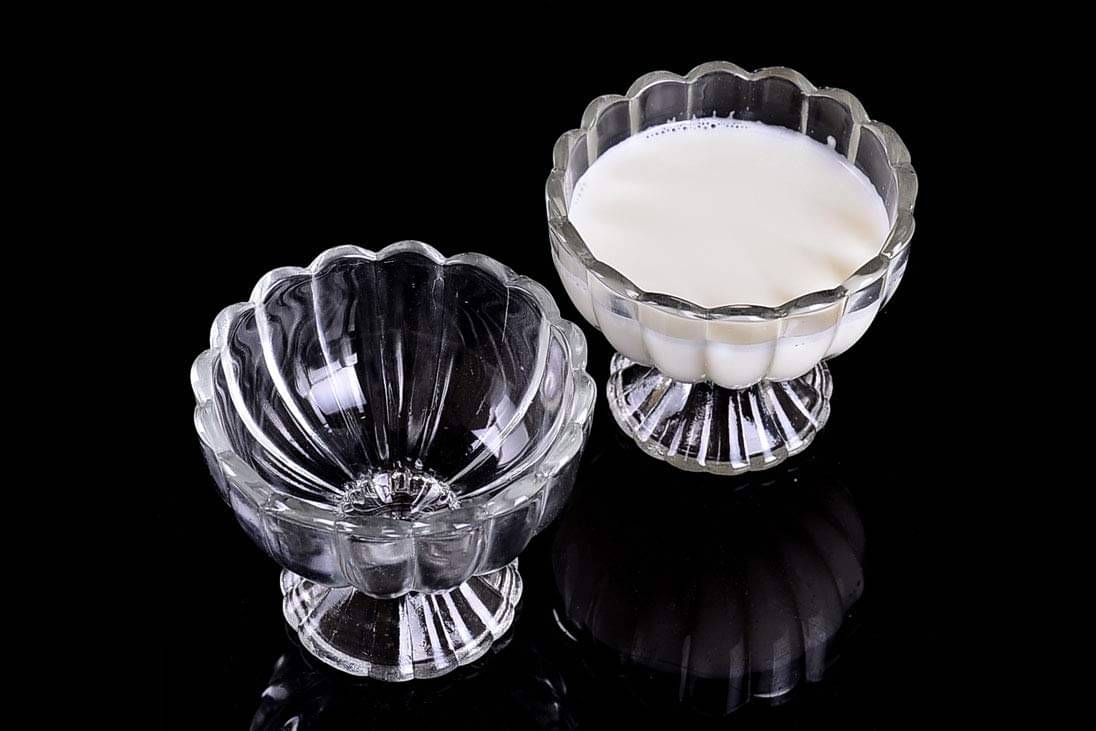 Somil Designer Ice Cream Bowl Glass Dessert Bowl 80 mL ( Set of 2 ) Somil Designer Ice Cream Bowl Glass Dessert Bowl 80 mL ( Set of 2 )