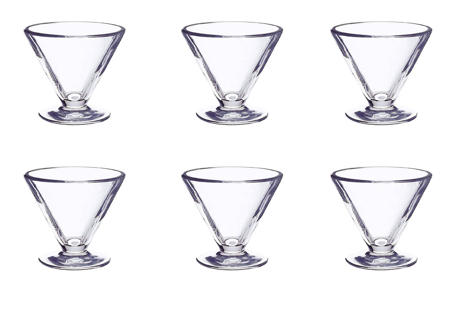Somil Designer Ice Cream Bowl Glass Dessert Bowl 100 mL ( Set of 6 ) Somil Designer Ice Cream Bowl Glass Dessert Bowl 100 mL ( Set of 6 )