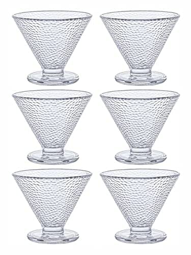 Somil Designer Ice Cream Bowl Glass Dessert Bowl 100 mL ( Set of 6 ) Somil Designer Ice Cream Bowl Glass Dessert Bowl 100 mL ( Set of 6 )