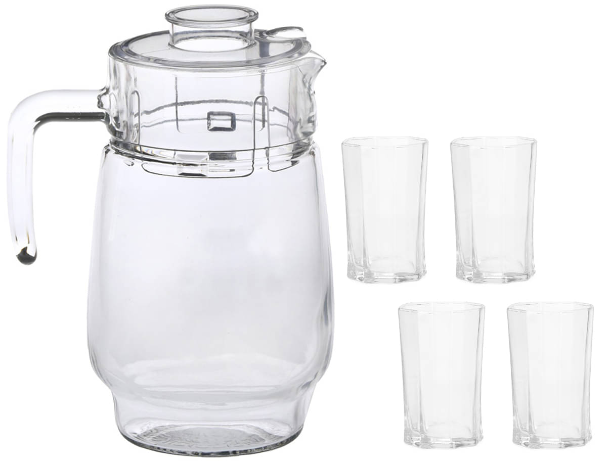 Somil Jug & Glass Set- A26 Glass Jug and Glass Combo 1750 mL     			Somil Jug & Glass Set- A26 Glass Jug and Glass Combo 1750 mL