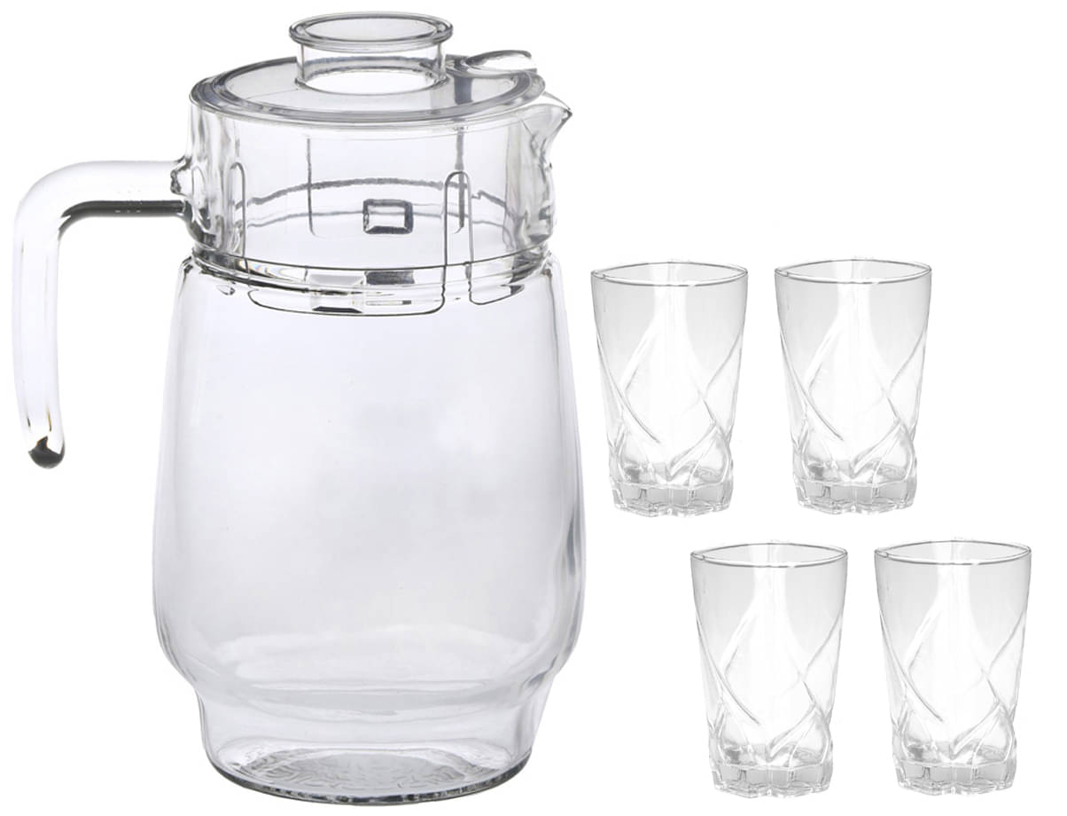Somil Jug & Glass Set- A42 Glass Jug and Glass Combo 1750 mL Somil Jug & Glass Set- A42 Glass Jug and Glass Combo 1750 mL