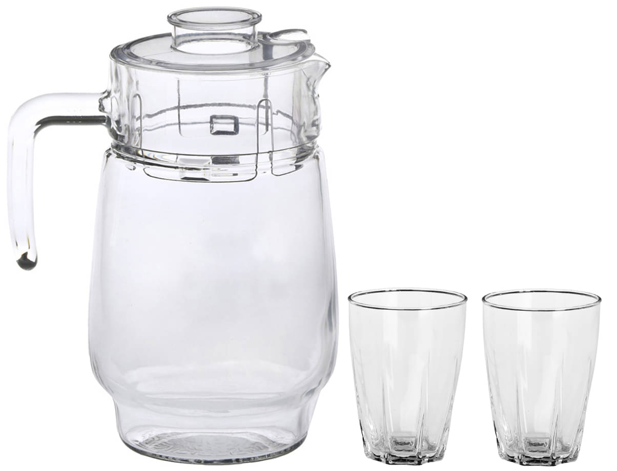 Somil Jug & Glass Set- A45 Glass Jug and Glass Combo 1750 mL Somil Jug & Glass Set- A45 Glass Jug and Glass Combo 1750 mL