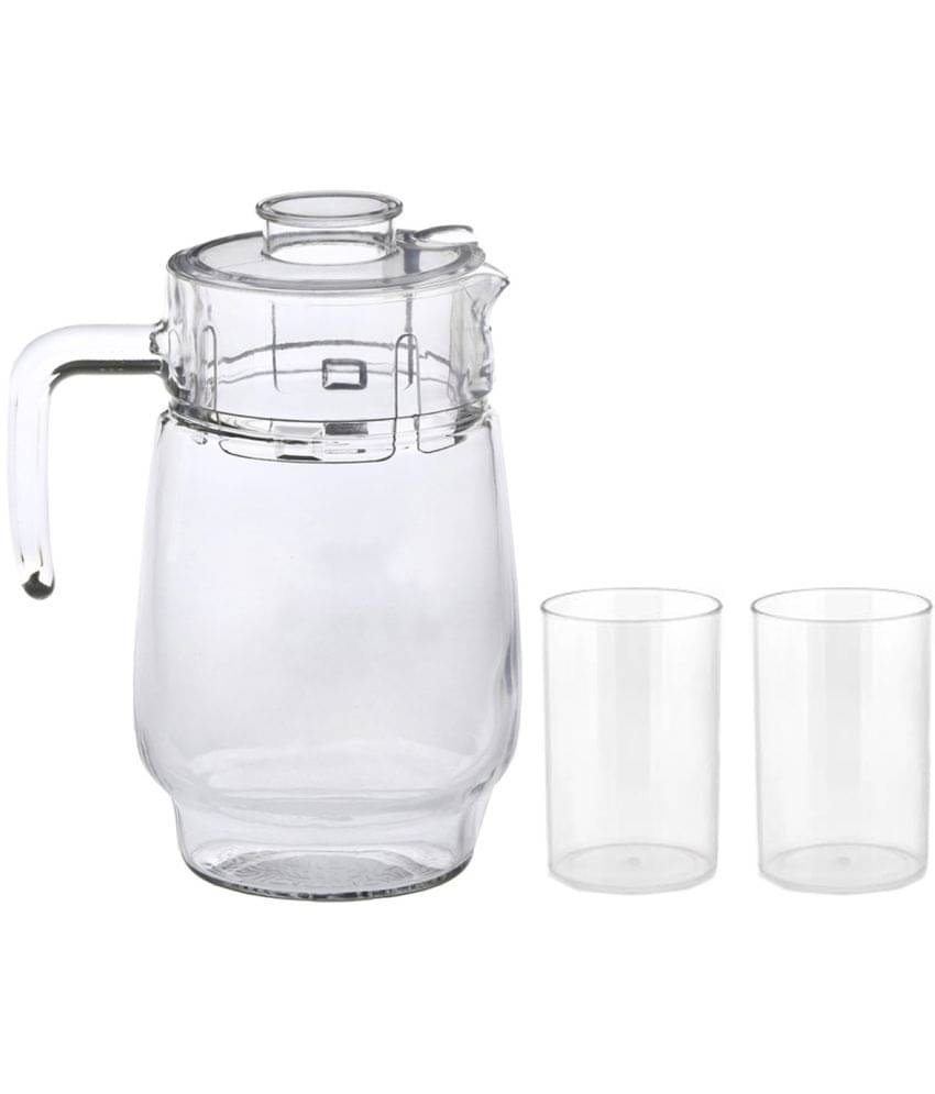Somil Jug & Glass Set- A47 Glass Jug and Glass Combo 1750 mL     			Somil Jug & Glass Set- A47 Glass Jug and Glass Combo 1750 mL
