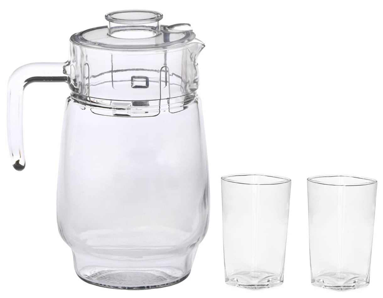 Somil Jug & Glass Set- A5 Glass Jug and Glass Combo 1750 mL     			Somil Jug & Glass Set- A5 Glass Jug and Glass Combo 1750 mL