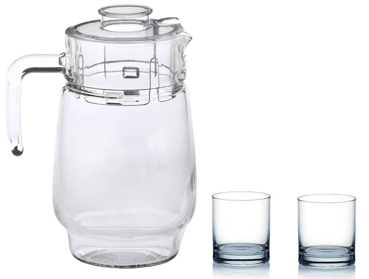 Somil Jug & Glass Set- A51 Glass Jug and Glass Combo 1750 mL Somil Jug & Glass Set- A51 Glass Jug and Glass Combo 1750 mL